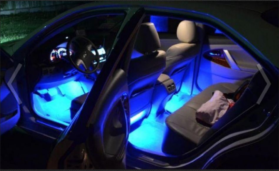 LED підсвічування ніг салону 1