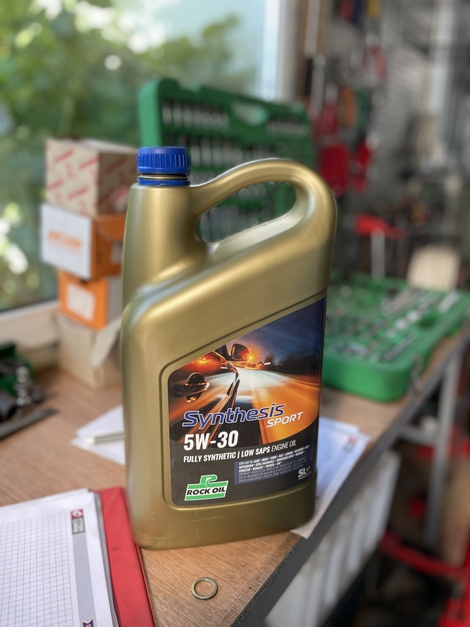 Заміна мастила rock oil 5w30 Outback br 1