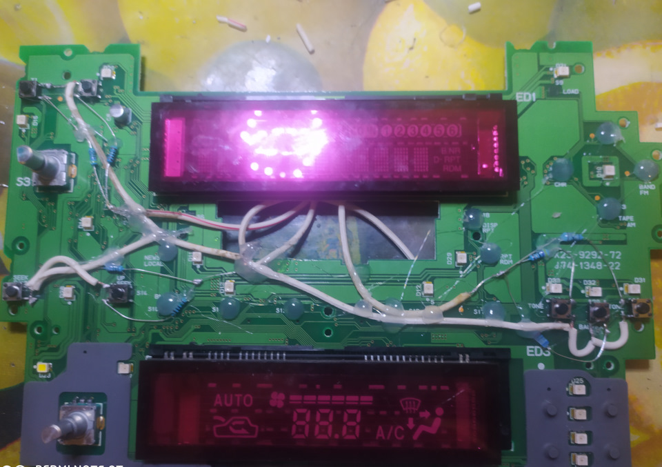 3. Pioneer'ізація штатної магнітоли (S520BT)(своїми руками) 4
