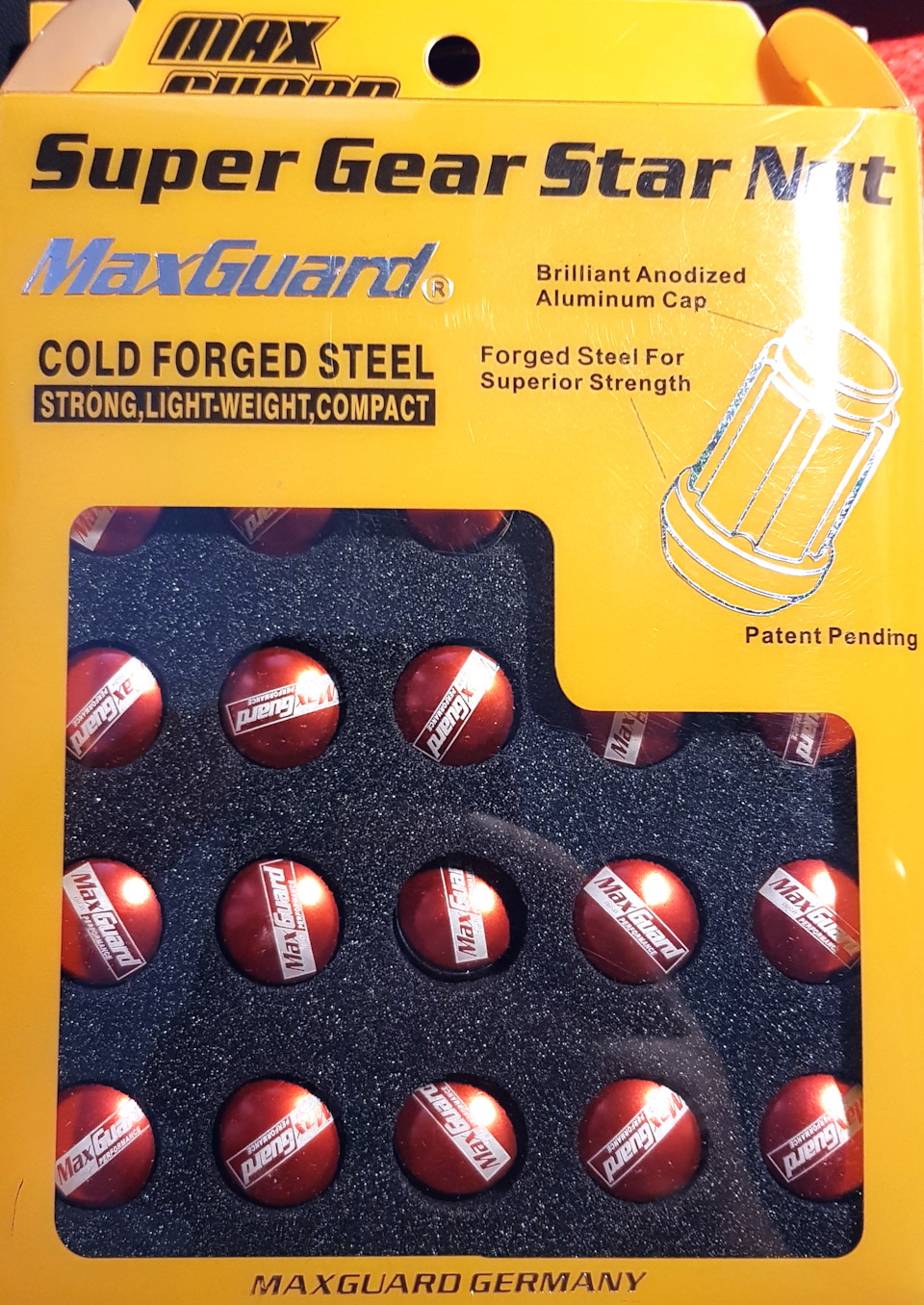 Гайки колісні MaxGuard 3