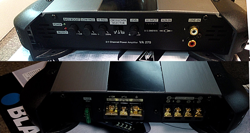 Підсилювач Blaupunkt VA275 замість pioneer 5