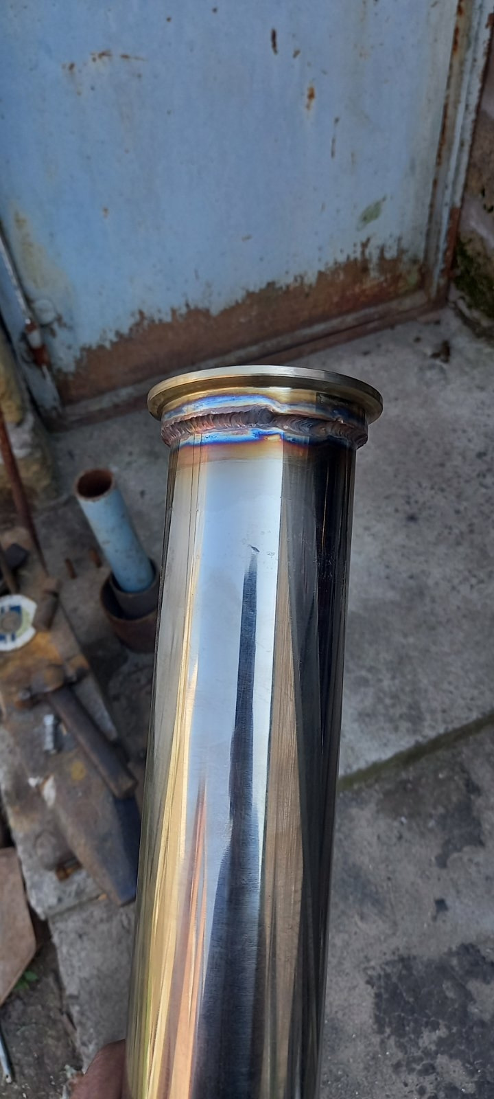 Exhaust Perrin 3 дюйми прямоток на b13 outback 5