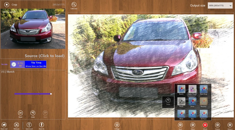 PhotoWand для Windows 8 3