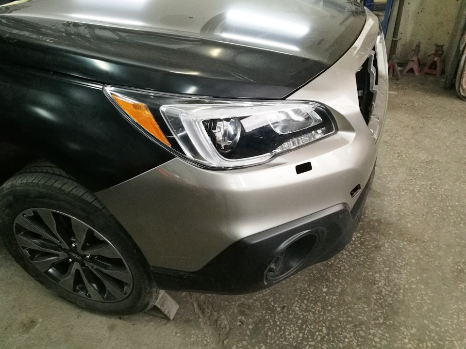 Бампер Subaru Outback BS - американець vs європеєць 5