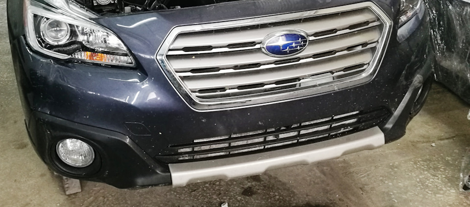 Бампер Subaru Outback BS - американець vs європеєць 3