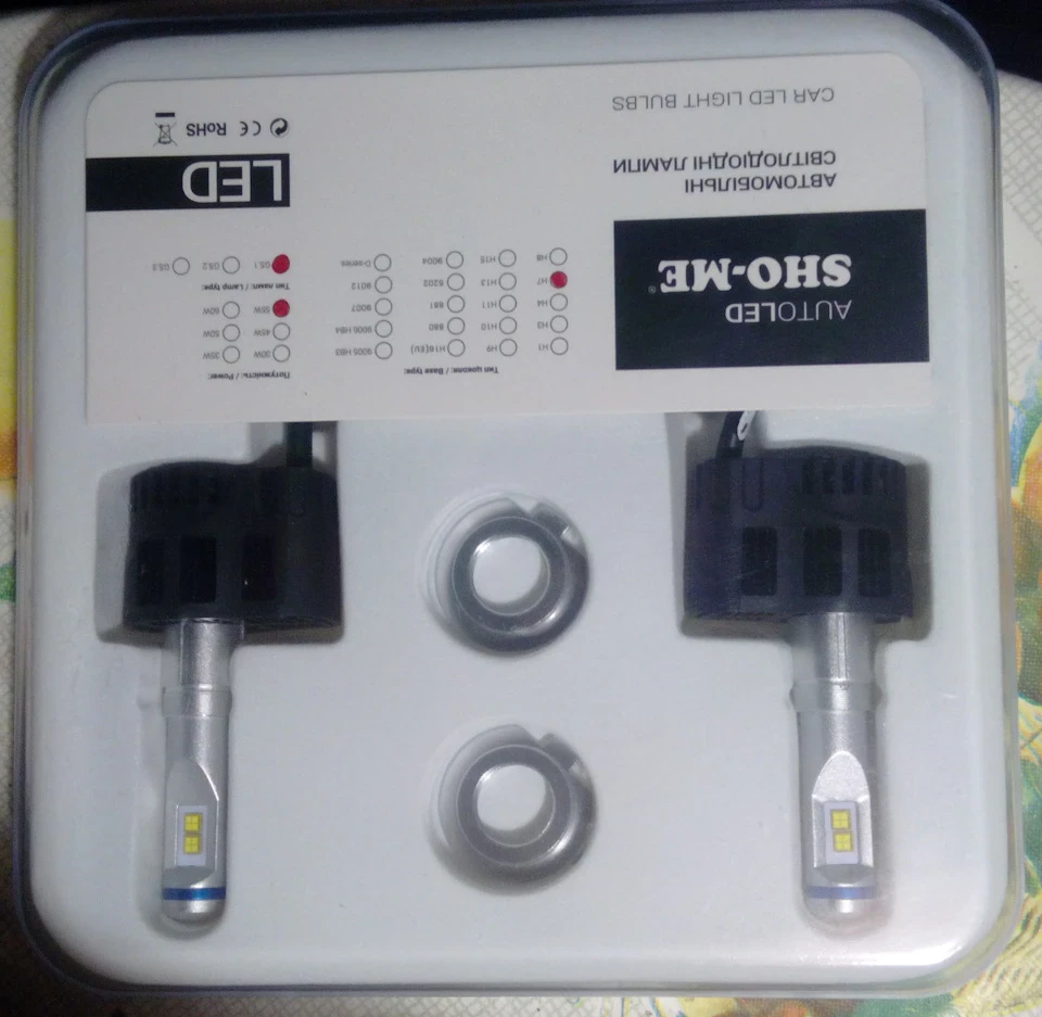 Світлодіодні лампи головного світла Sho-Me G 5.1 55w