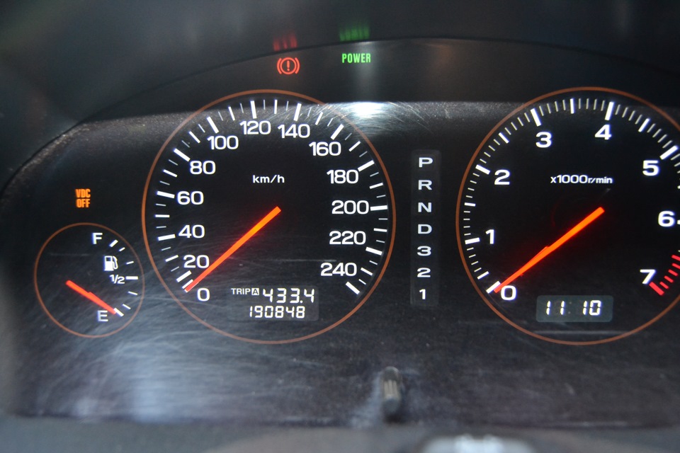 витрата палива Subaru Outback BH 3.0 209hp 1