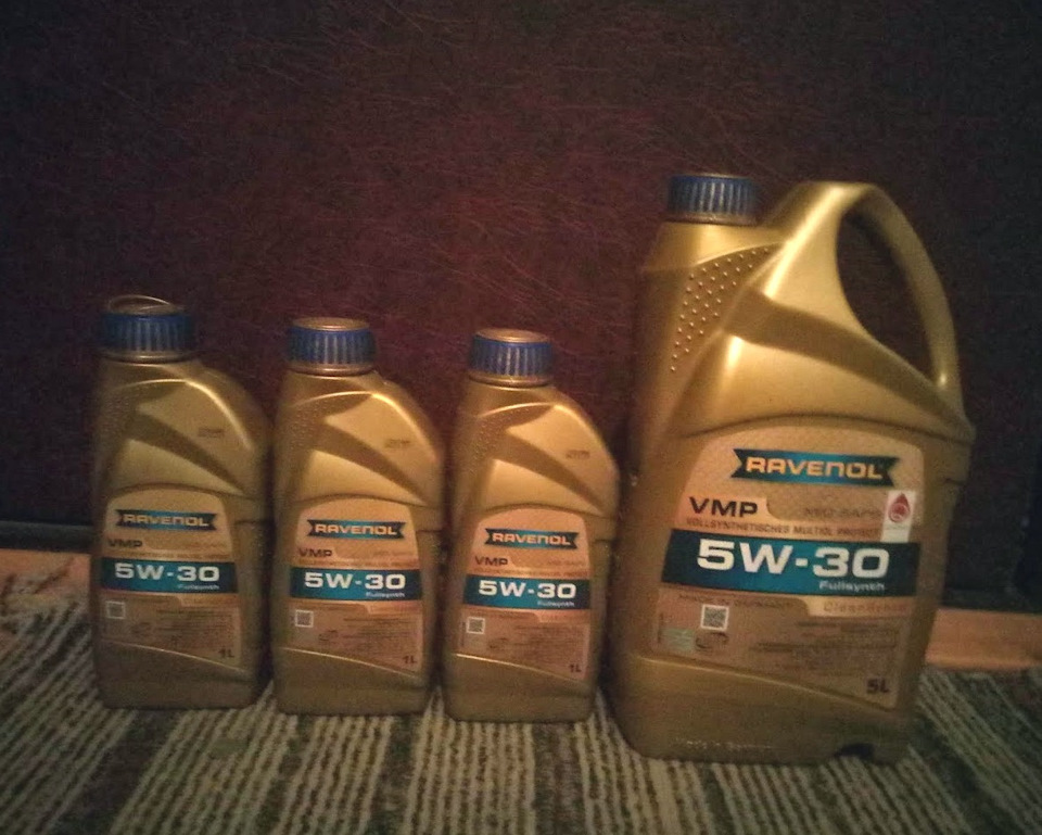 заміна масла — RAVENOL VMP SAE 5W-30 1