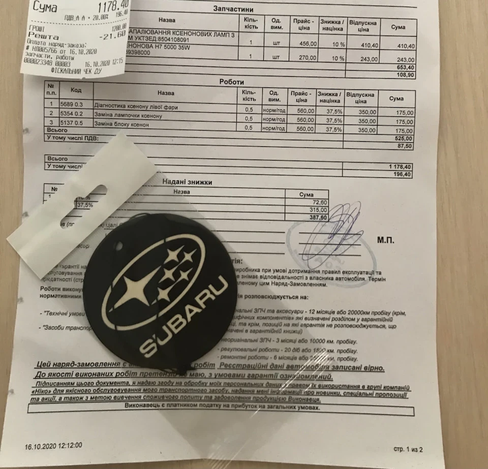 Поїздка до Львова та ремонт ксенону