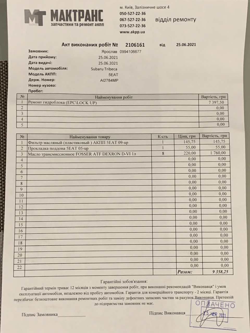 Ремонт АКПП 2