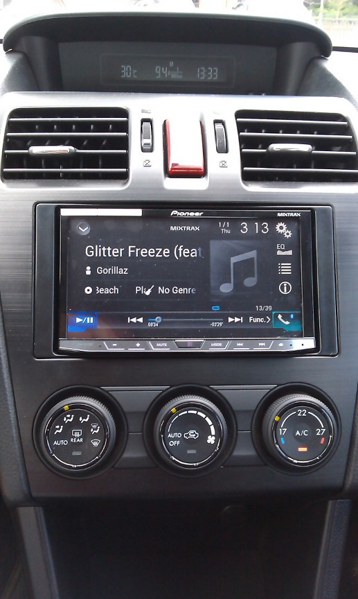 Pioneer AVH-X8700BT рамка Metra 1