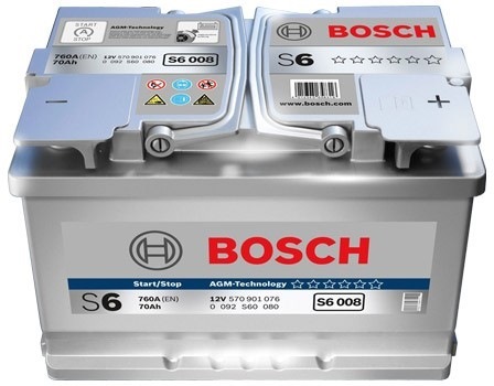 Bosch AGM(70Ah) 760 EN (0092S60080), (0092S5A080) 2