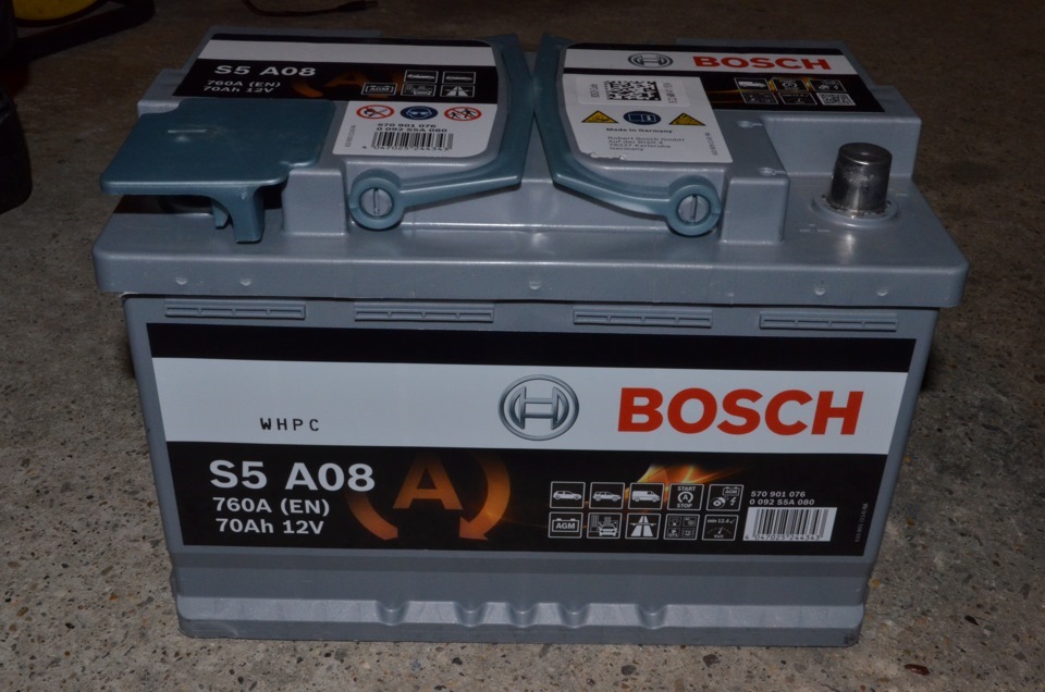 Bosch AGM(70Ah) 760 EN (0092S60080), (0092S5A080) 1