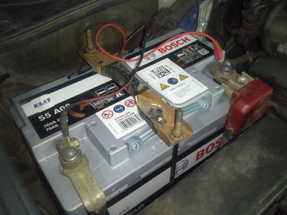 Установка AGM Bosch s5a08 70ah 1