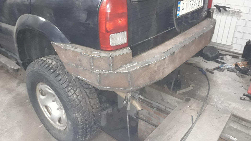 Задній силовий бампер частина1 4