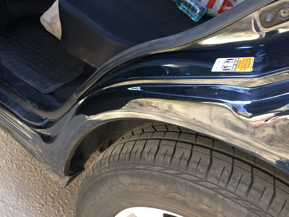 Встановлення ремкомплекту задніх арок, зміна літньої гуми на 235/65r17 5