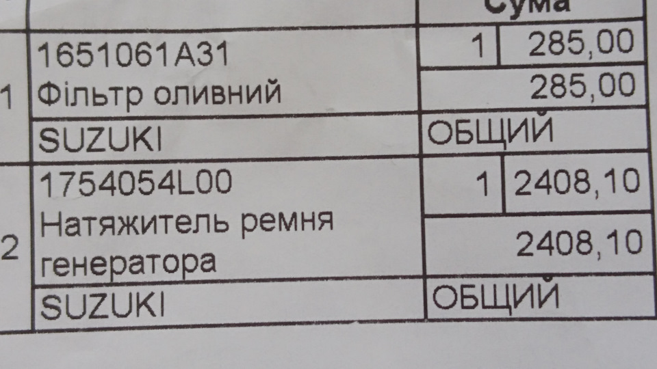 Заміна натяжного ролика та ременя 5
