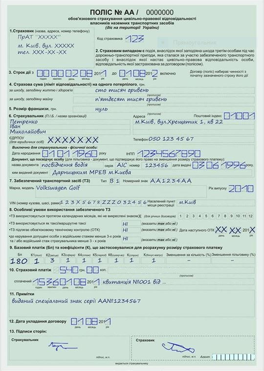 НОВИЙ ОСАГО 2016-2017 рік 2