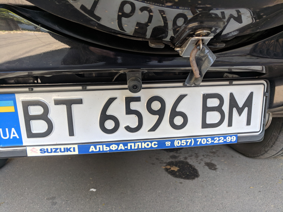 Встановлення камери заднього ходу + посилена вуха 5