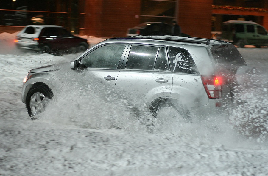 Снігові гонки): Grand Vitara vs Winter 2009 3