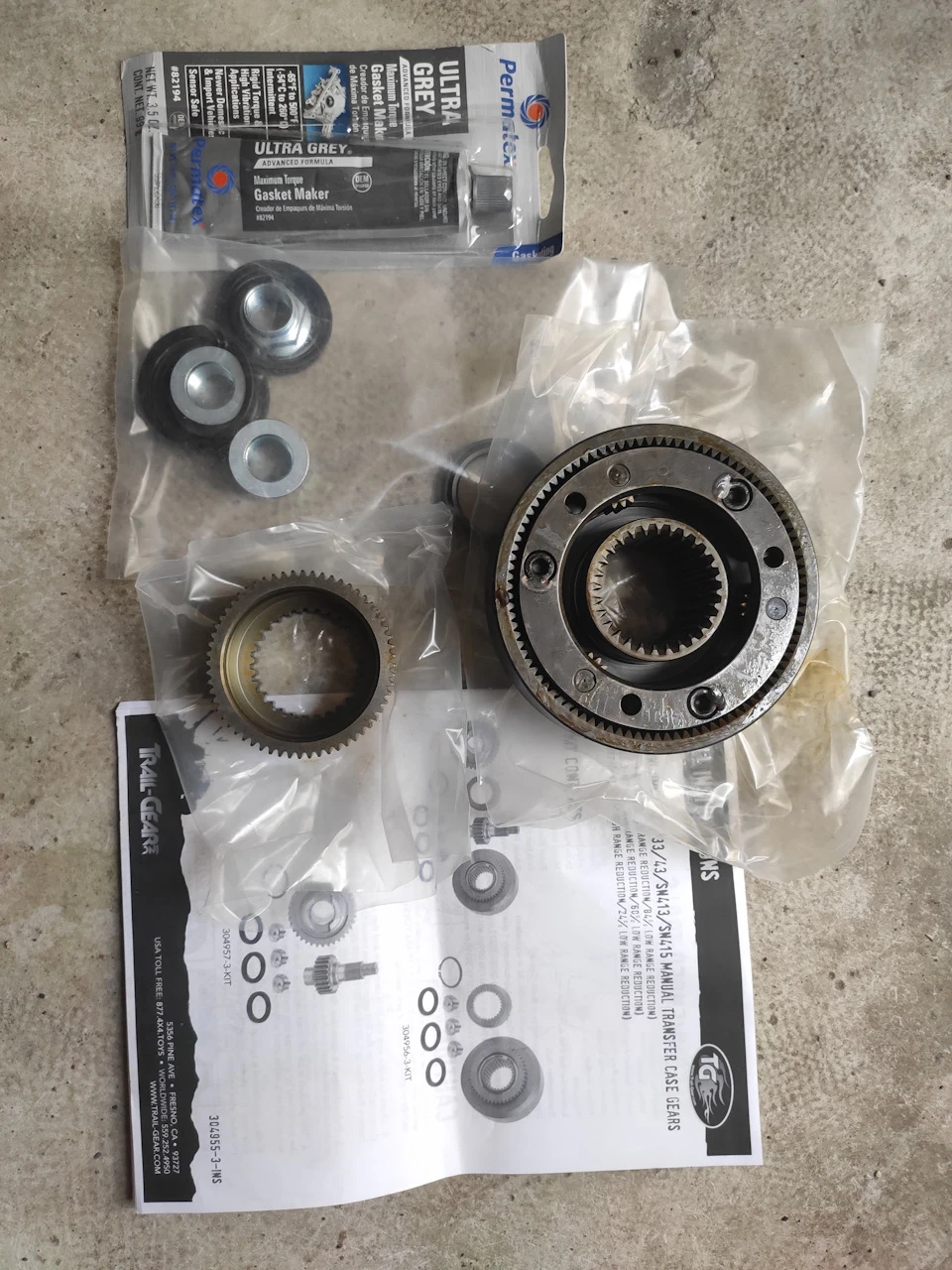 Кіт, що знижує в планетарну РК Trail-Gear 60% - 304956-3-KIT