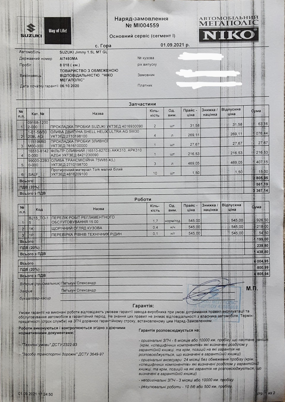 ТО-1 та відгукна кампанія 2