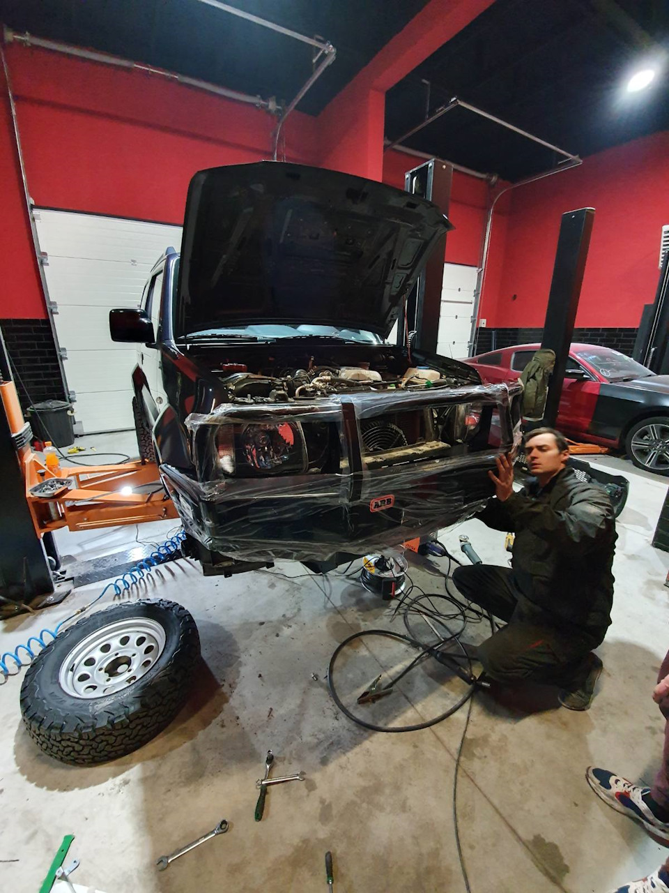 Пробні поїздки, ARB Winch Deluxe, OME Nitrocharger Gas, Колісні проставки 3см 5