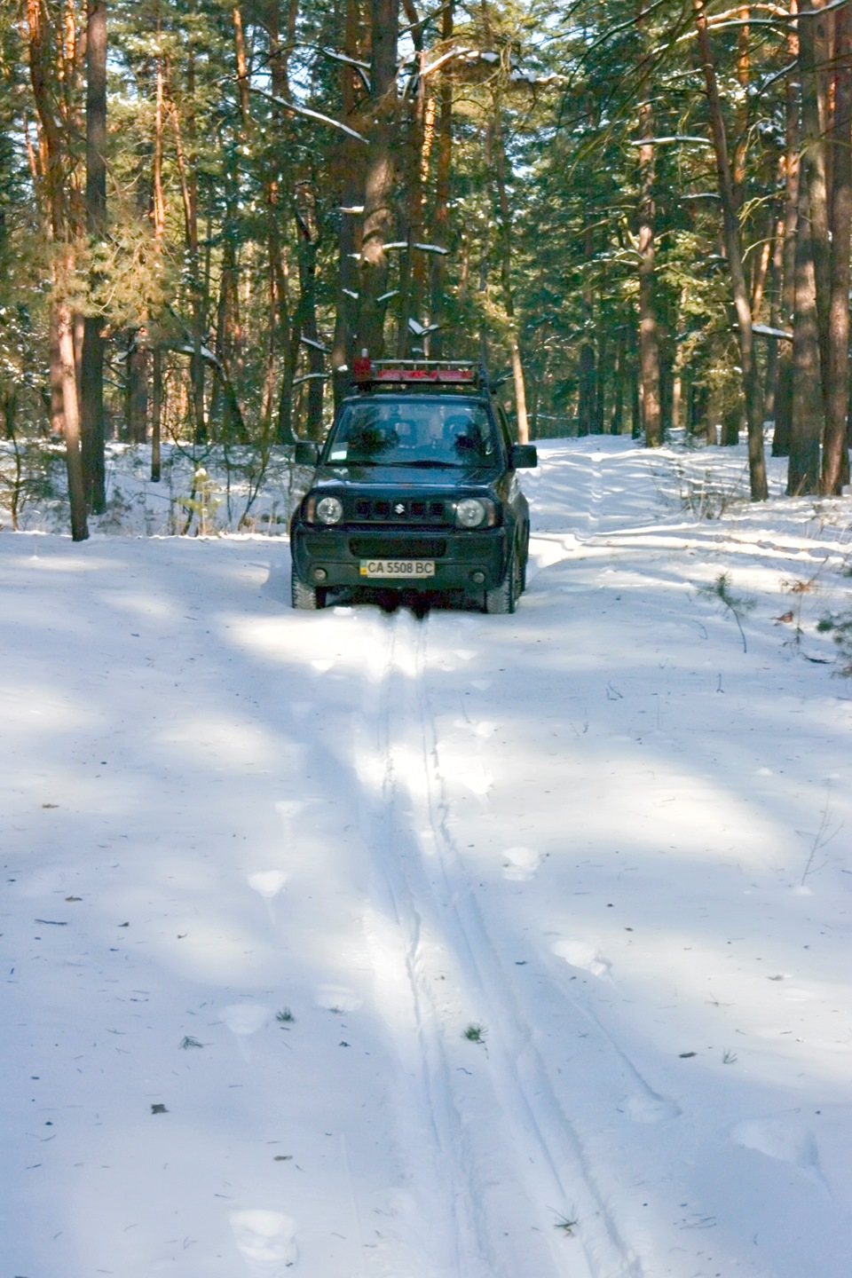 Чорна_Куриця на білій лижні або JIMNY у пошуках зими. 3