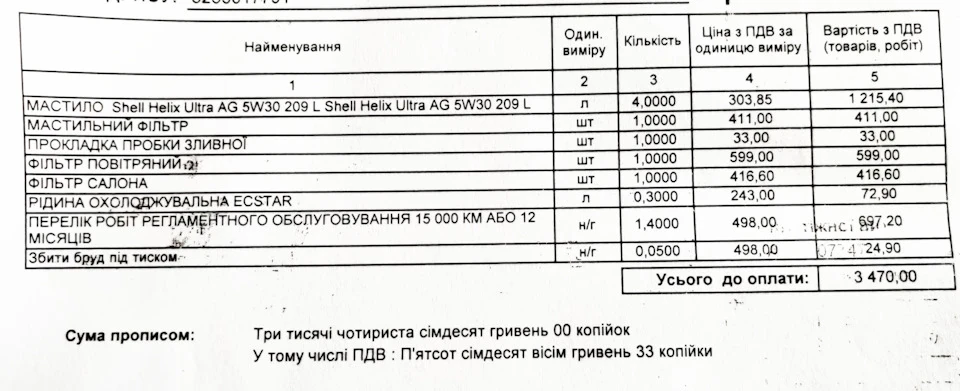 Перше ТО