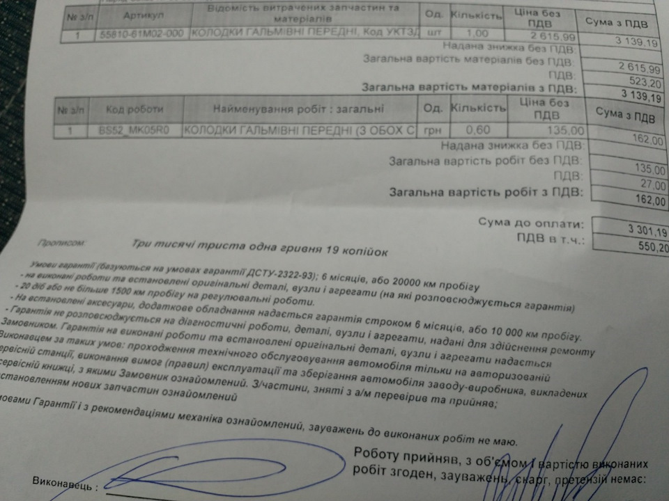 ІНШИЙ ГАРАНТІЙНИЙ РЕМОНТ І ГАРАНТІЯ ВІД SUZUKI 1