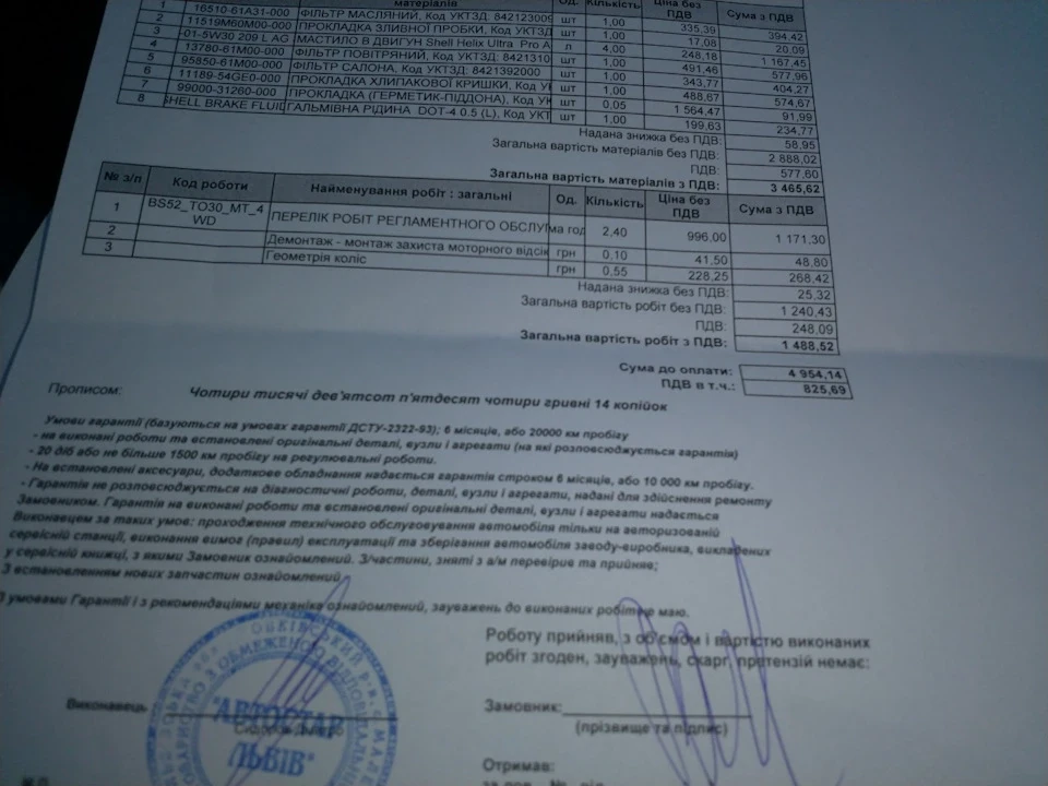 ТО 2 АБО 20 ТИС. ПРОБІГУ І ТРЕТЄ ГАРАНТІЙНЕ ЗВЕРНЕННЯ SX4 (НЕЗРОЗУМІЛА ЗАМІНА ПРОКЛАДКИ)