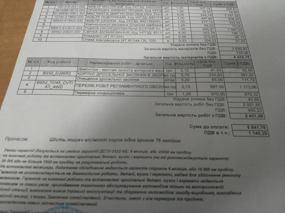 ТО 3 SX4 ЗА ПОЧАТКОМ 260 у.о. (або чому так дорого)/ і знову гарантійна заміна 2