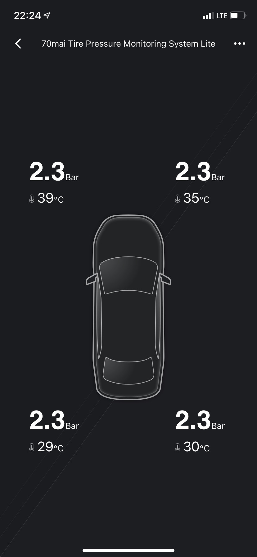 #22 Система контролю тиску в шинах Xiaomi 70Mai Tire Pressure Monitor TPMS Lite 1