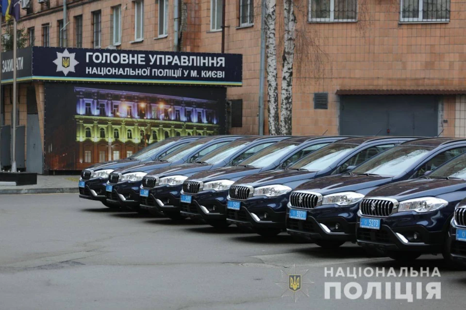 Поліція Києва отримала новий службовий автотранспорт