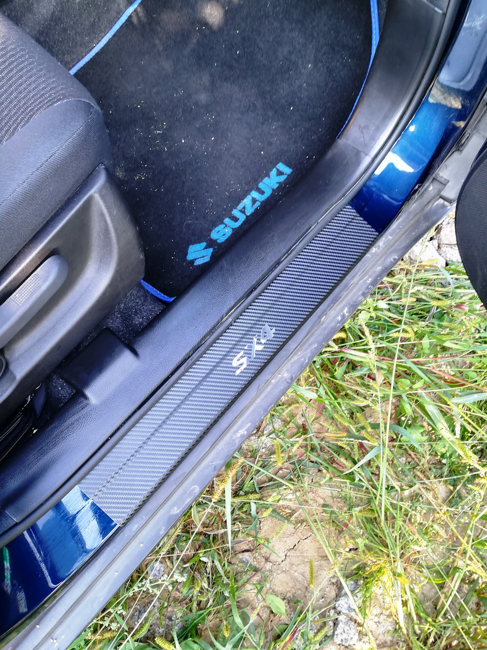 Накладки на пороги SX4 3