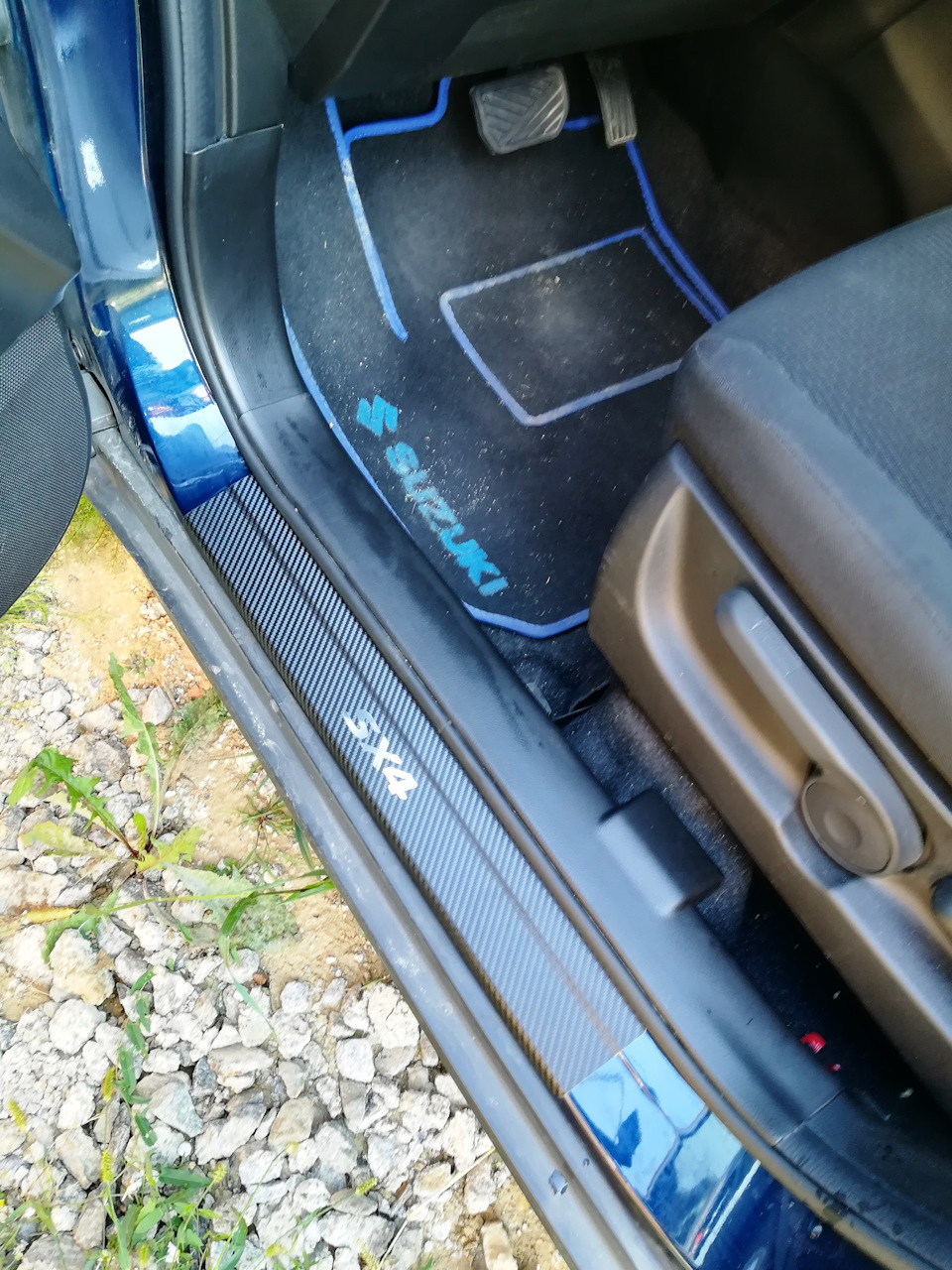 Накладки на пороги SX4 2