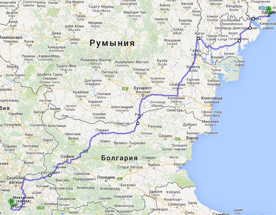 Автопарапланподорож Одеса - Македонія, частина 1 1