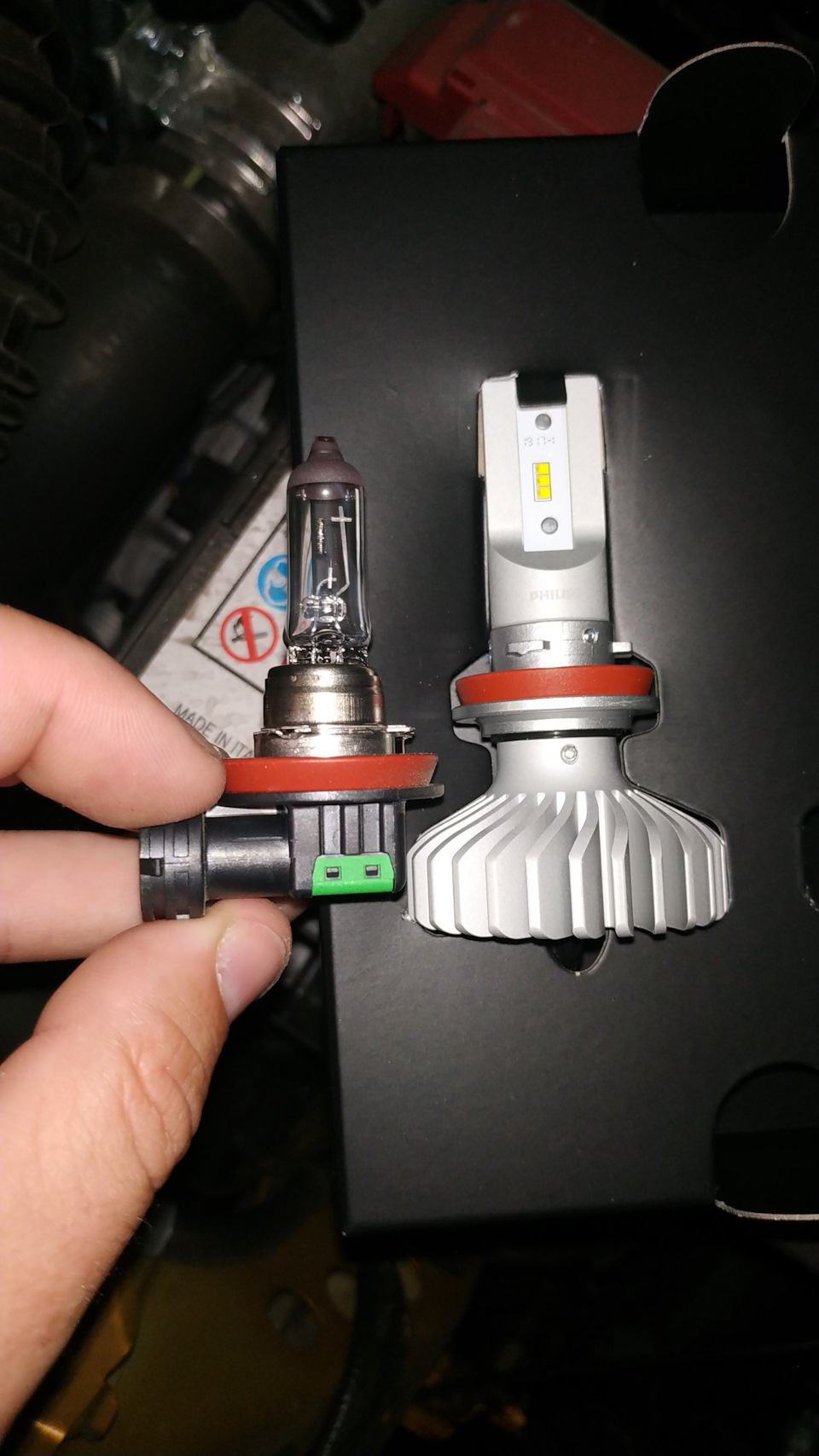 Купив Led лампочки на ближнє світло на Suzuki Vitara AT 4WD S LED лампа Philips X-treme Ultinon +200% H11 5800K 11362XUX2 1