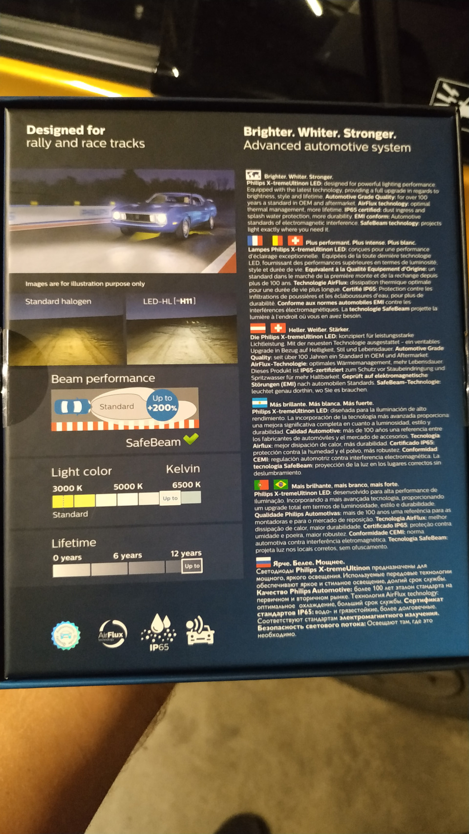 Купив Led лампочки на ближнє світло на Suzuki Vitara AT 4WD S LED лампа Philips X-treme Ultinon +200% H11 5800K 11362XUX2 4