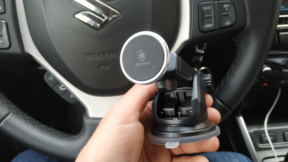 Купив суперовий Автомобільний утримувач Baseus для телефону, магнітний, телескопічна присоска Suzuki Vitara 1.4 turbo 2