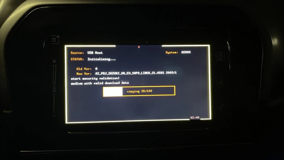Зробив Оновлення прошивки штатного ГУ Bosch SLDA (Vitara GL+, GLX) + Android Auto на версію 1890