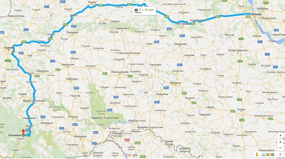 Дорога на Буковель 2