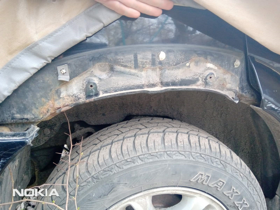 Ремонт та заміна задньої арки Suzuki xl7 2.7 2007 2