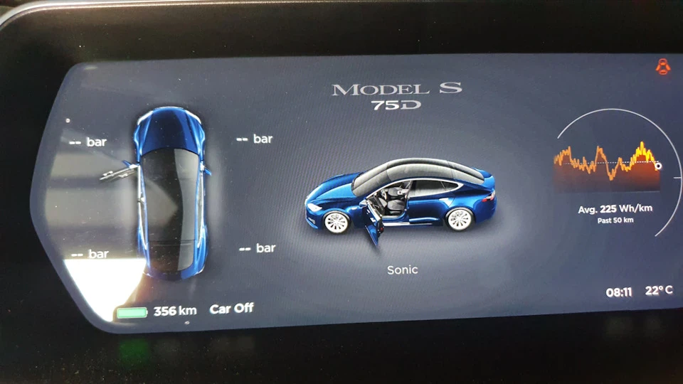 На Tesla S Харків Дніпро.