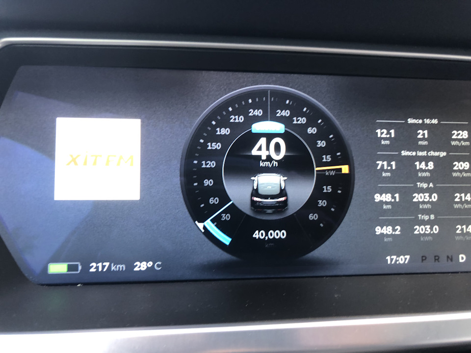 Перші 40000 км на Tesla S 1