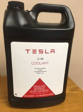 Тосол в Tesla 1