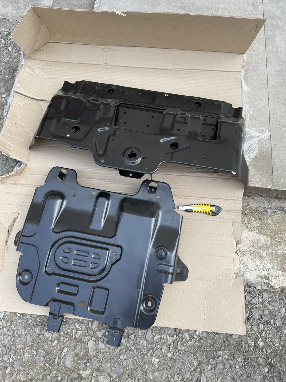 Brakes, skid plate and wheel spacers 3