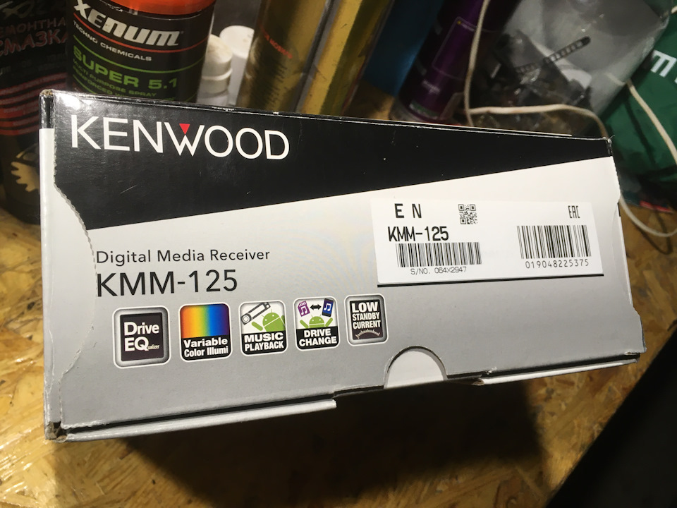 Автомагнітола Kenwood KMM-125 5