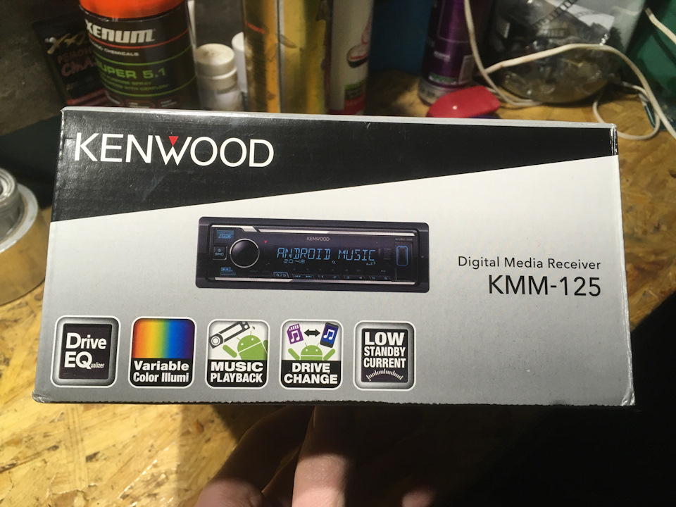 Автомагнітола Kenwood KMM-125 3