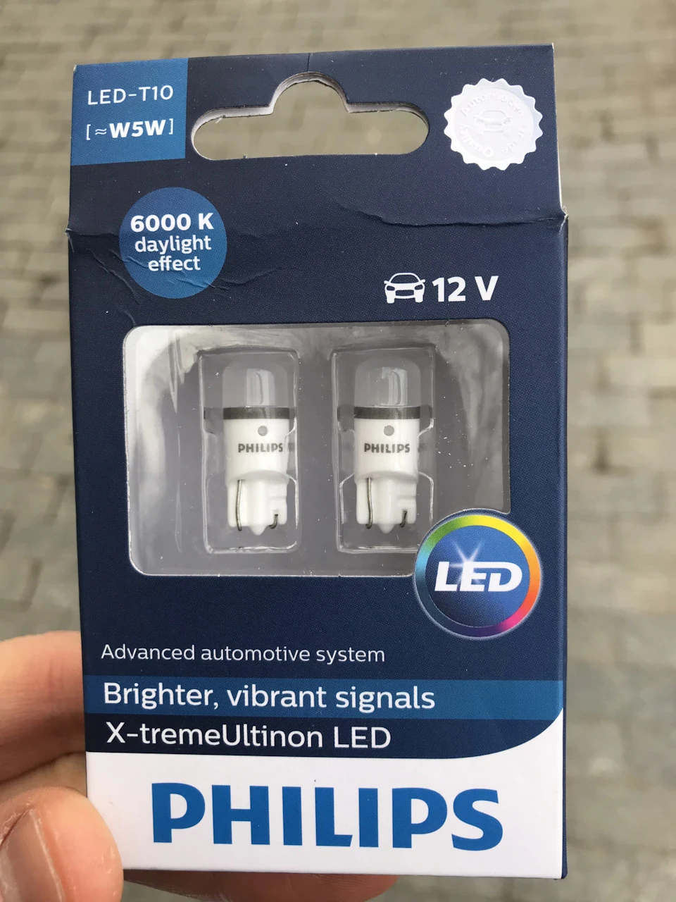 Лампочки в габарити Philips